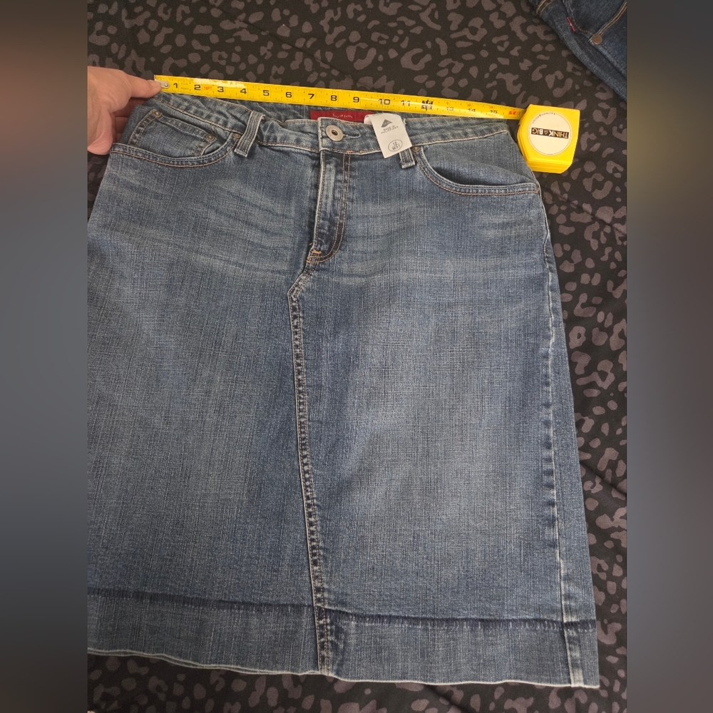 Levis Blue Denim Skirt